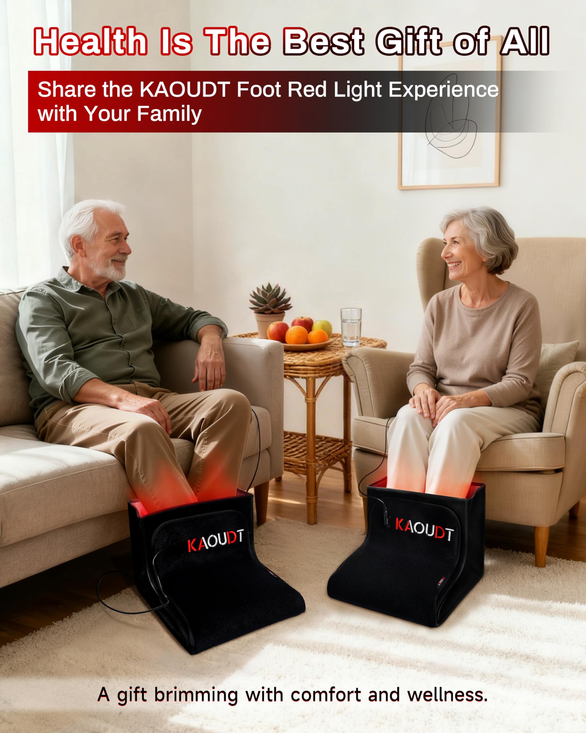 Kaoudt foot therapy in use demonstrating full-foot treatment