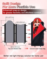 Kaoudt full-coverage 72x33 inch layout for body-wide treatment