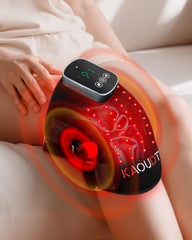 Kaoudt knee massager with heat and red light therapy for targeted warmth