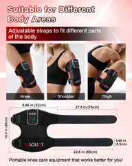 Three vibration modes for customizable comfort with Kaoudt knee massager