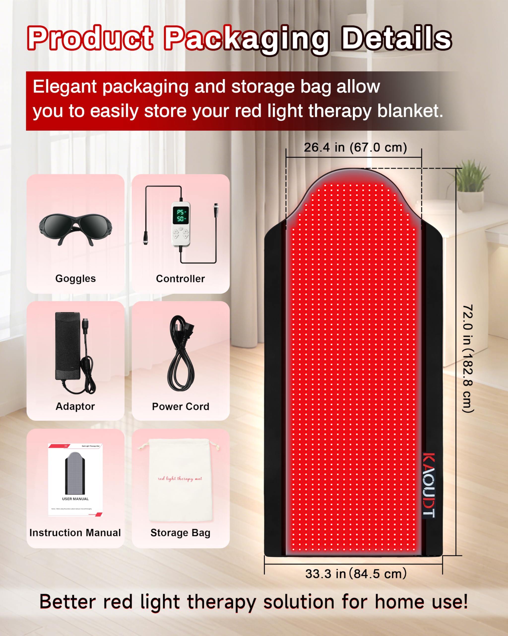 Kaoudt portable, collapsible design for easy storage.