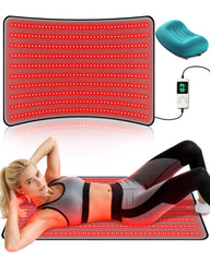 Kaoudt red light therapy mat back coverage for soothing warmth.