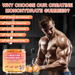 KAOXNU Creatine Gummies packaging and GMP quality control.