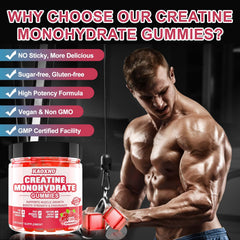 KAOXNU creatine gummies vegan sugar-free option for athletes.