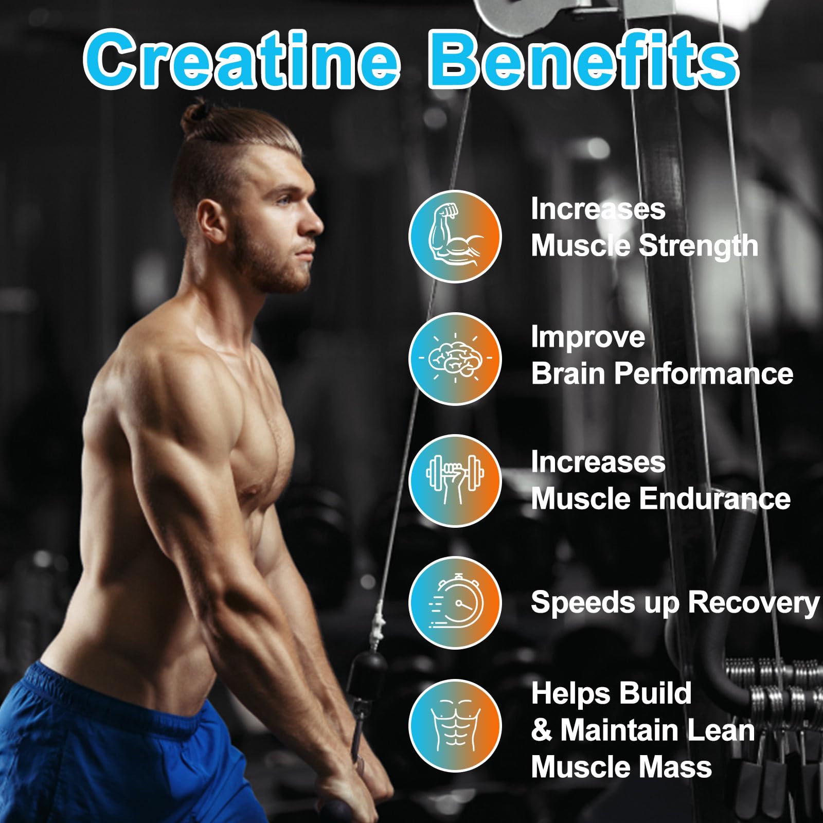 KAOXNU Gummies in gym setting for easy pre- or post-workout use.