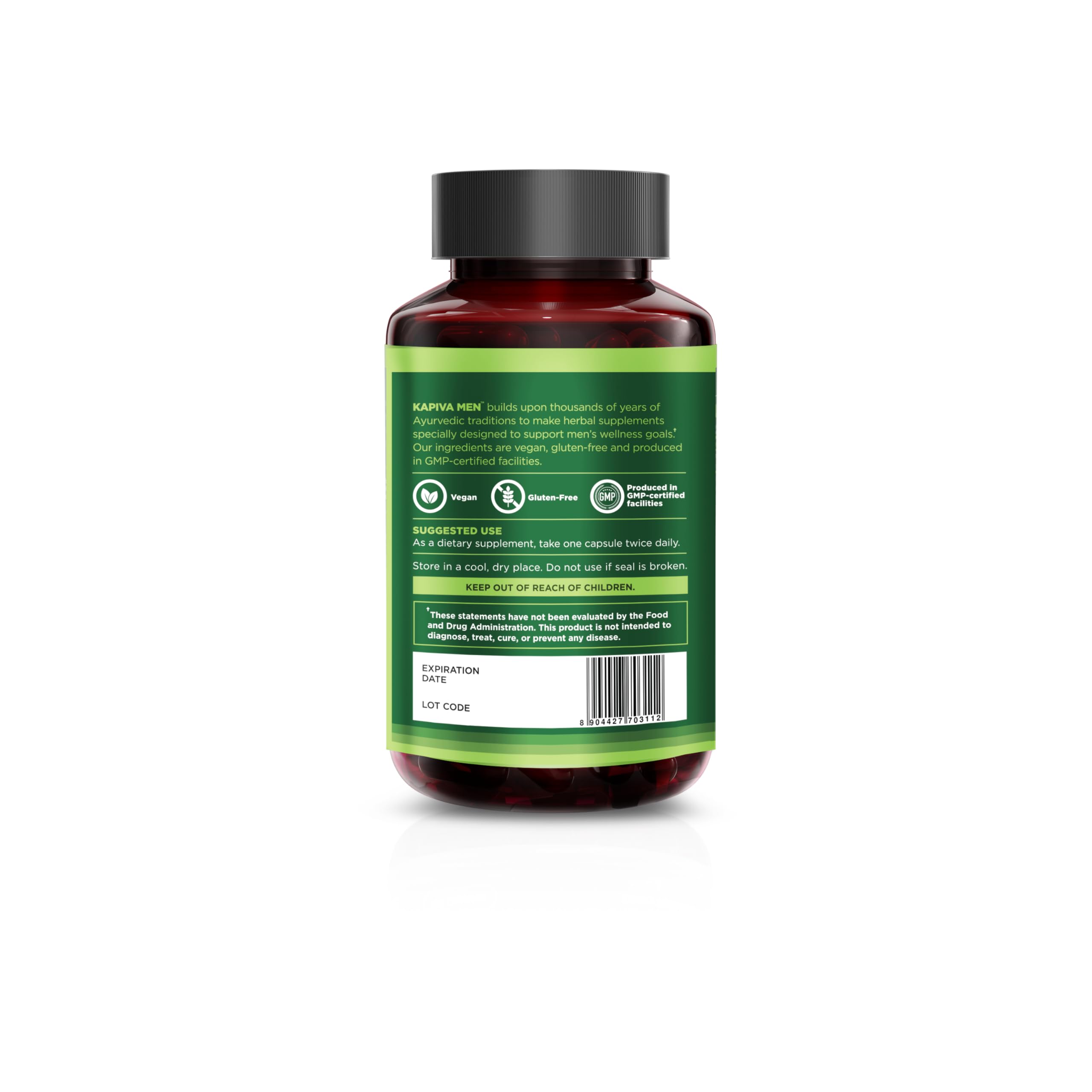 Kapiva Men Blood Sugar Support box opened beside water glass