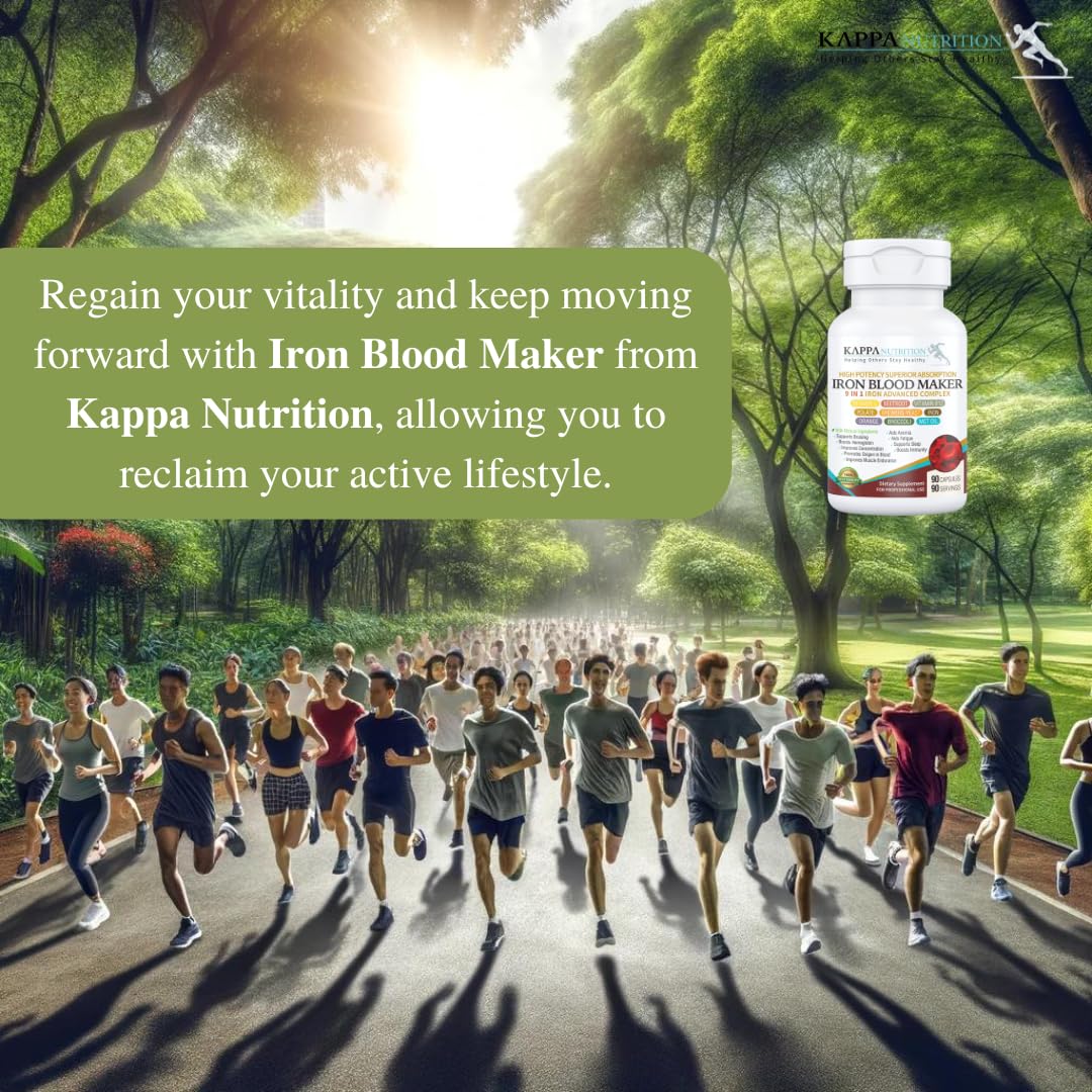 Bottle with vibrant oranges and beets illustrating real-food ingredients in Kappa Nutrition.
