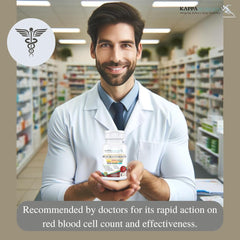 Beetroot and leafy greens in Kappa Nutrition Iron Blood Maker ingredients for natural iron support.