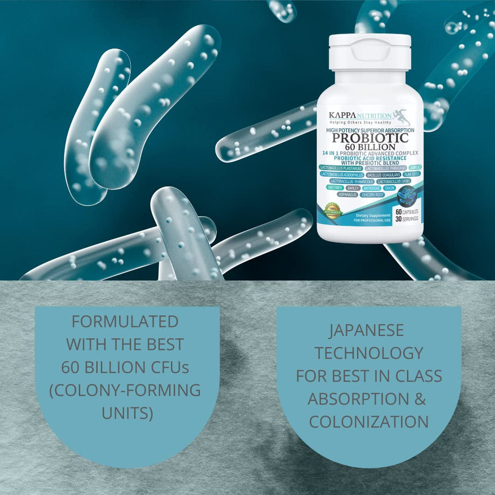 KAPPA NUTRITION acid-resistant capsules designed to reach the gut