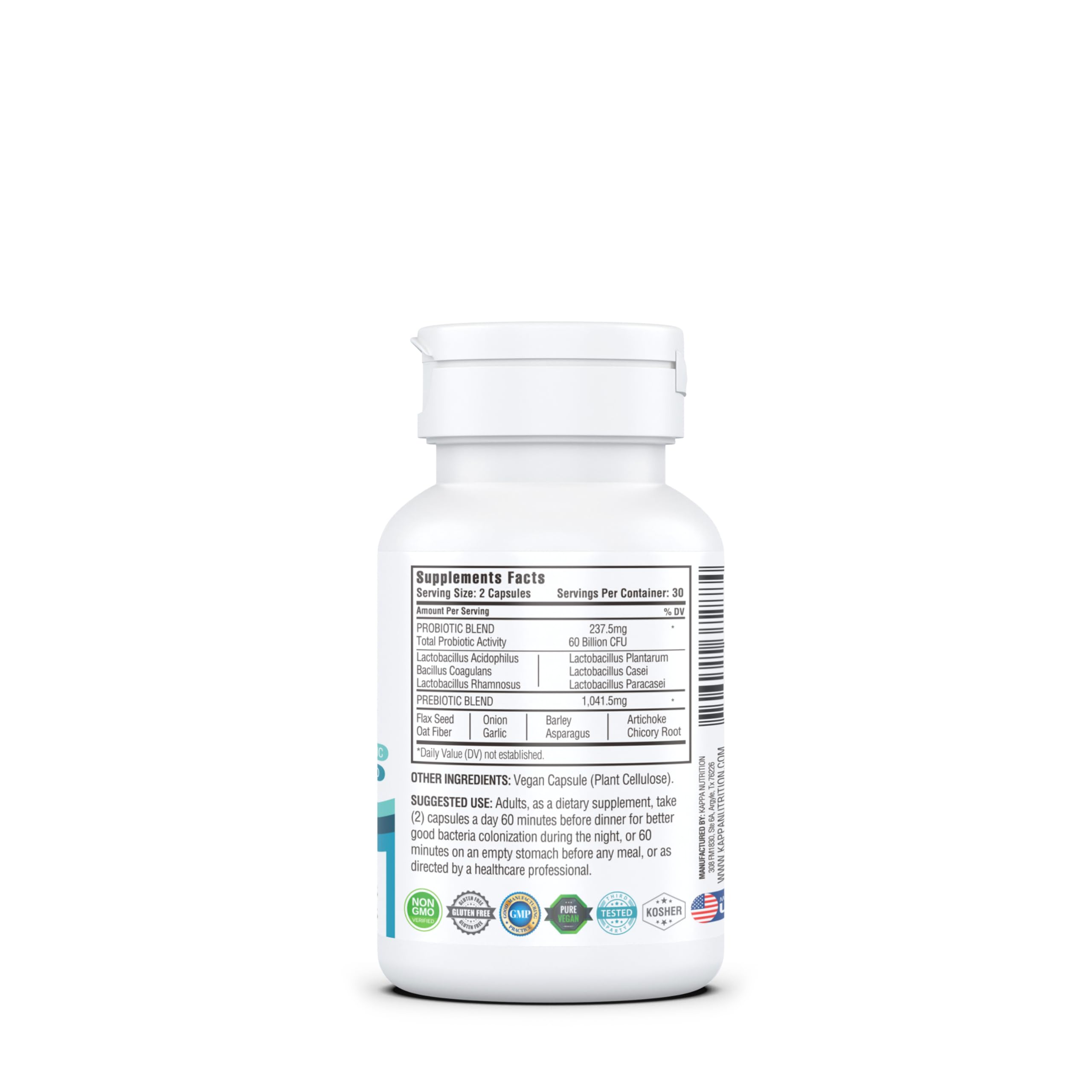 KAPPA NUTRITION delayed-release technology for probiotic delivery