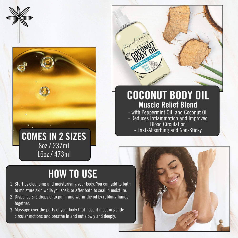 Kapuluan Massage Body Oil demonstrates a smooth, lightweight glide across the skin.