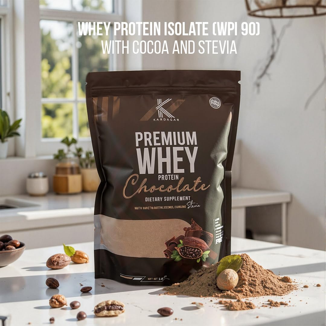 KARDAGAR Premium Whey Protein Chocolate mixed drink showcases versatility after workouts