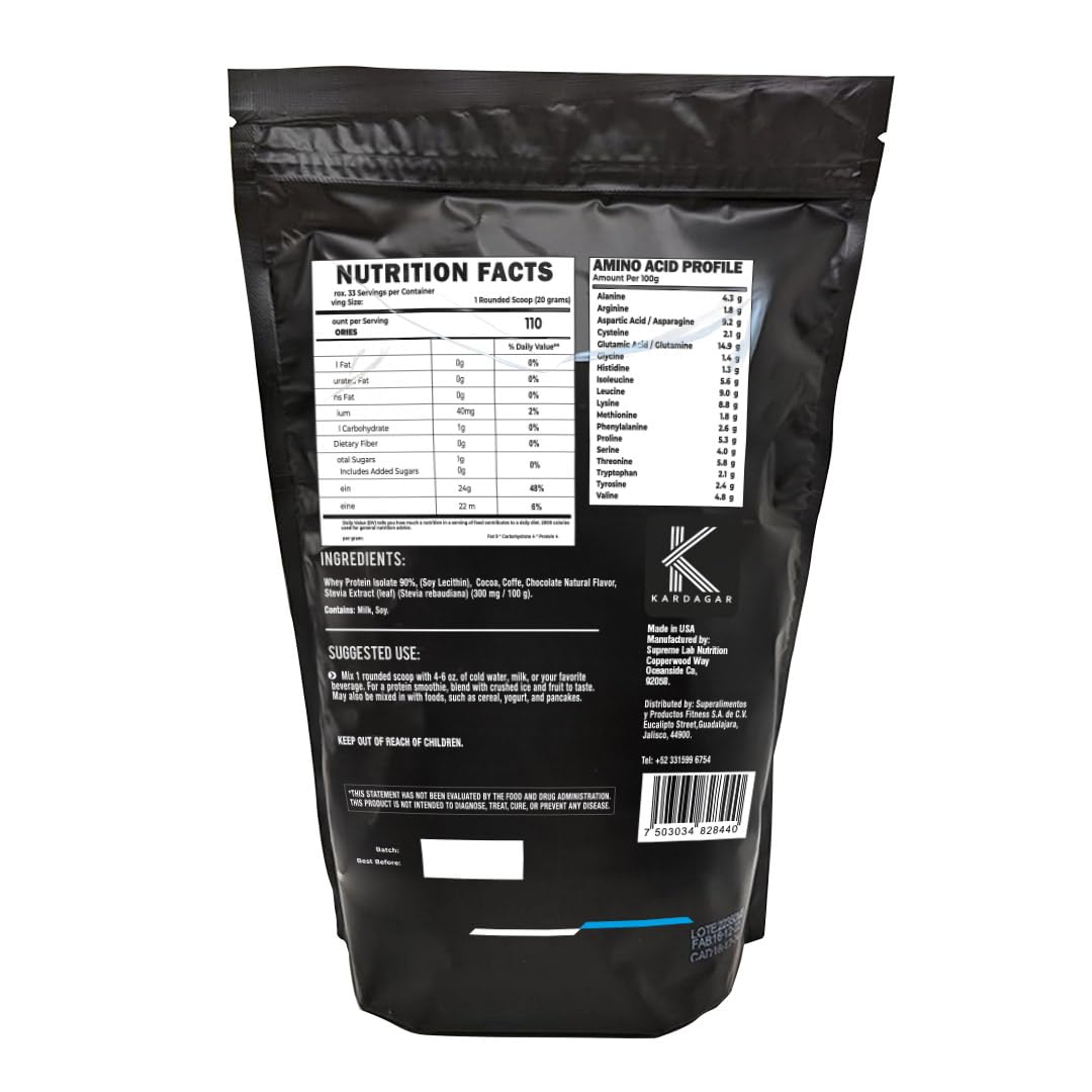 KARDAGAR Whey Protein Mocha coffee-chocolate flavor hints energizing taste