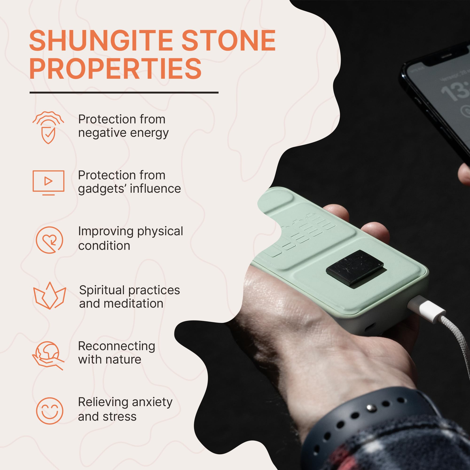 Karelian Heritage shungite shield for home office EMF protection