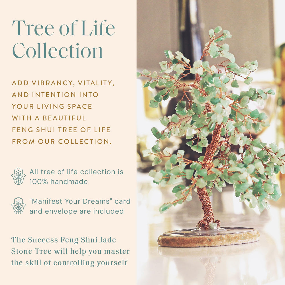 KARMA AND LUCK manifest your dreams card beneath the tree, ideal for visualization rituals