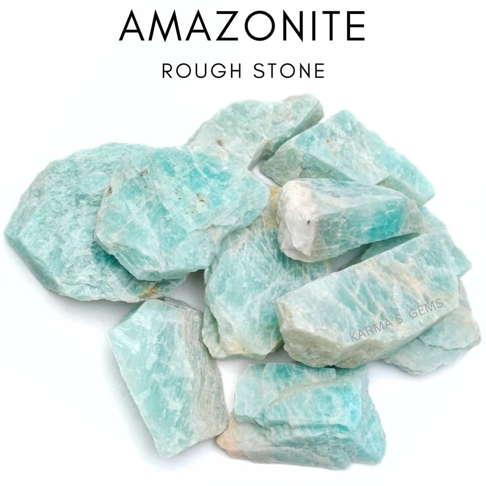 Karma Gems Amazonite, piedras para tumbling, pulido y decoración.
