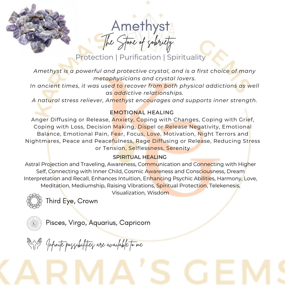Karma Gems amethyst raw bundles 1lb for tumbling and crafting.