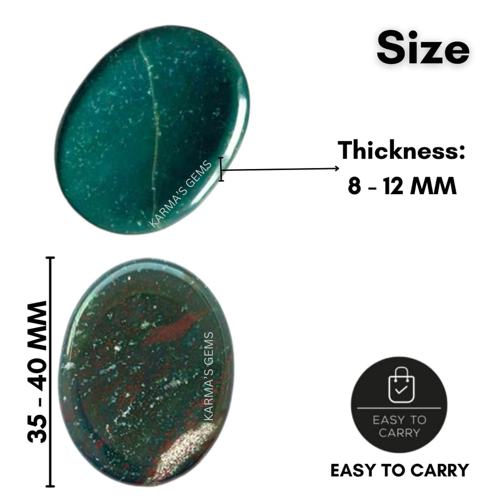 Karma Gems Bloodstone meditation setup enhances concentration and serenity.