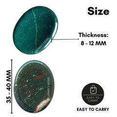 Karma Gems Bloodstone meditation setup enhances concentration and serenity.