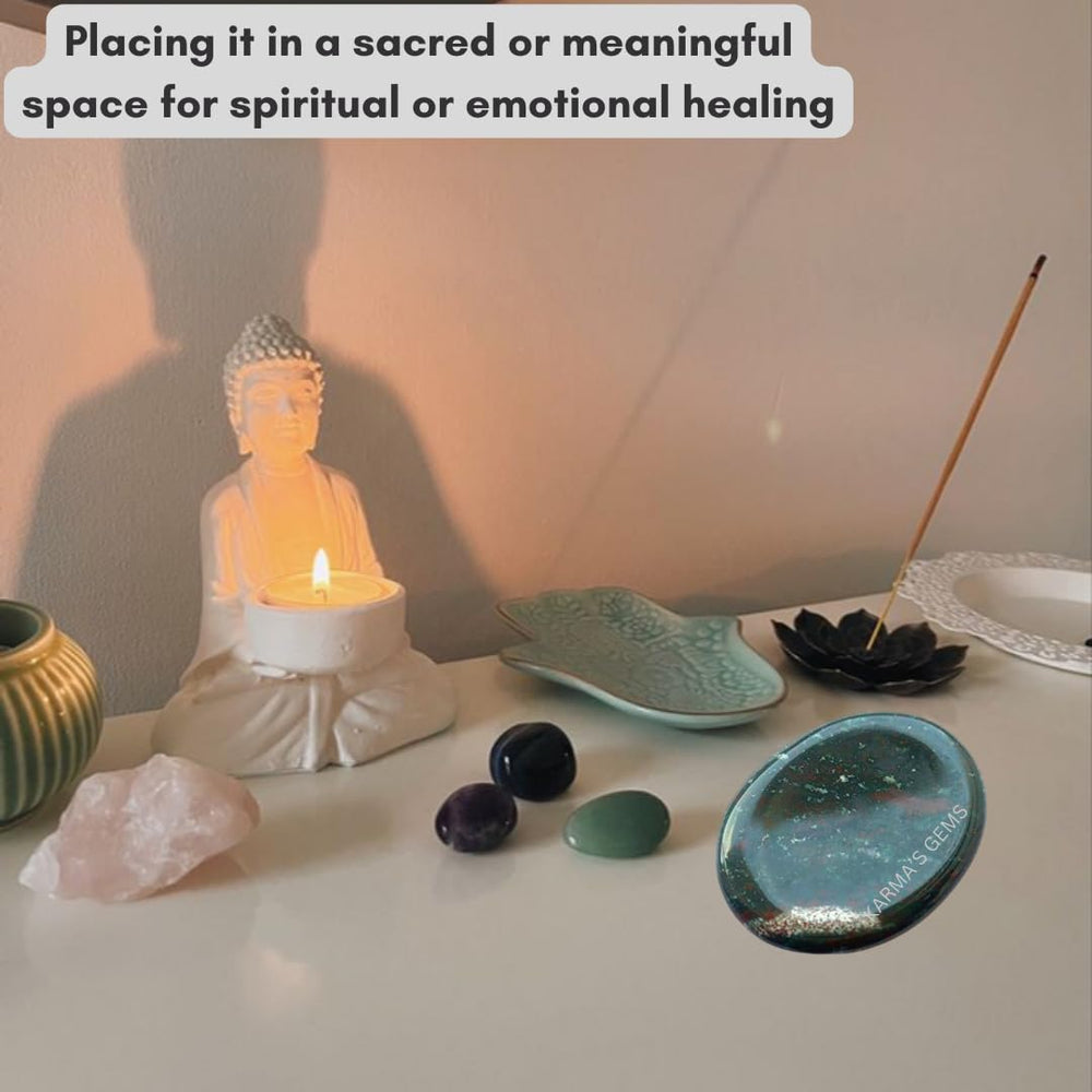 Karma Gems chakra-alignment stone supports balanced energy during practice.
