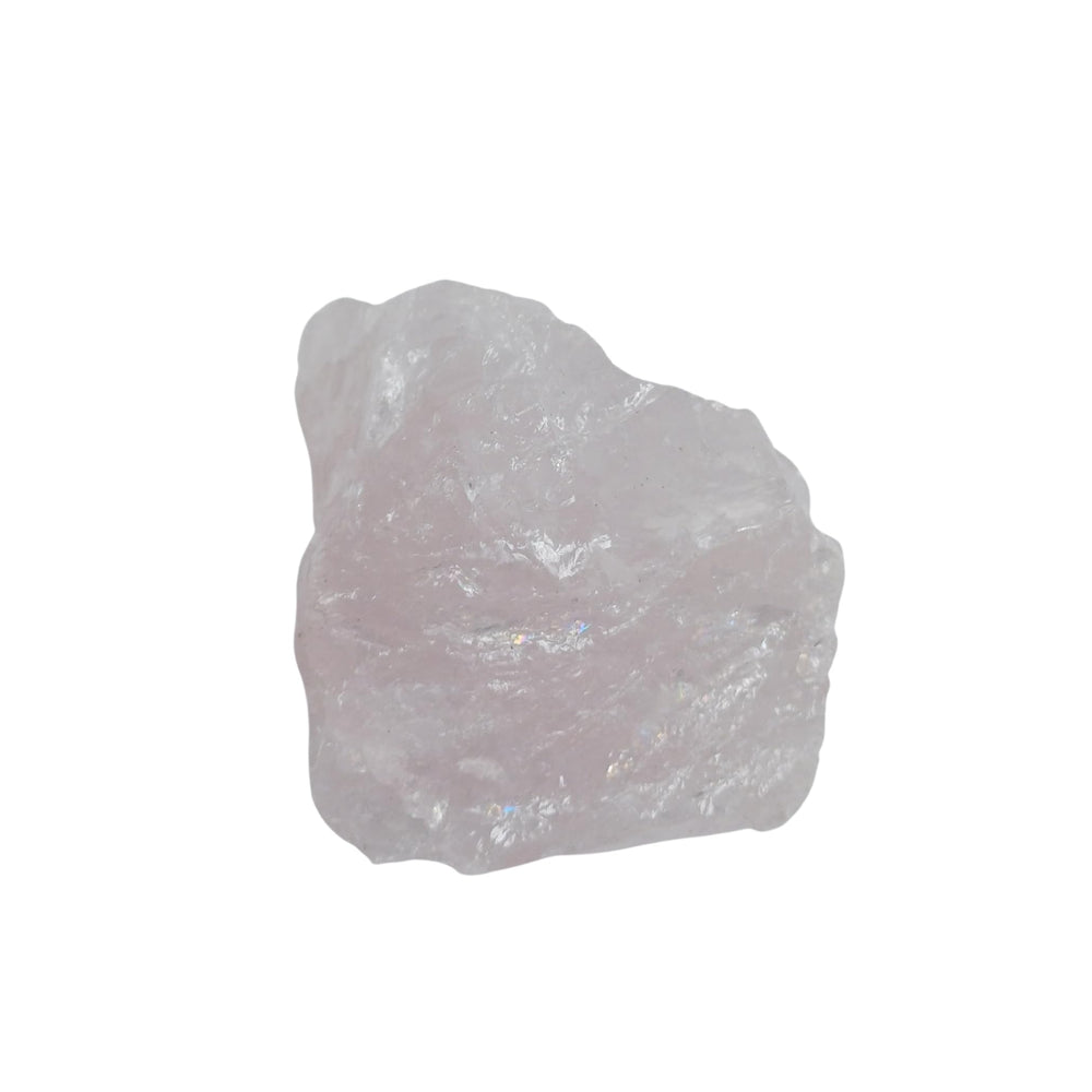 Karma Gems chakra-balancing rose quartz stones for spiritual practice at home.