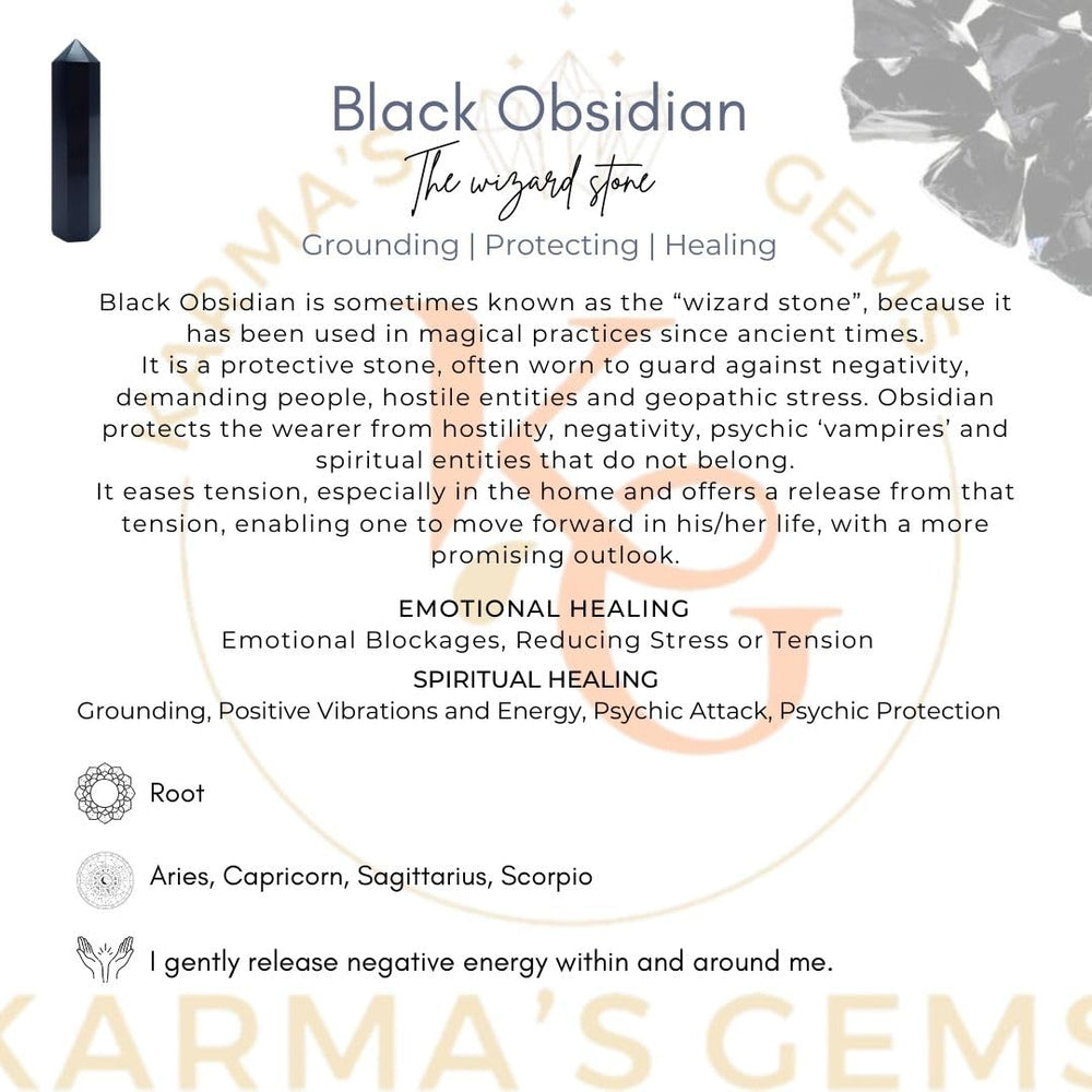 Karma Gems Crystal Tower ideal for desk meditation