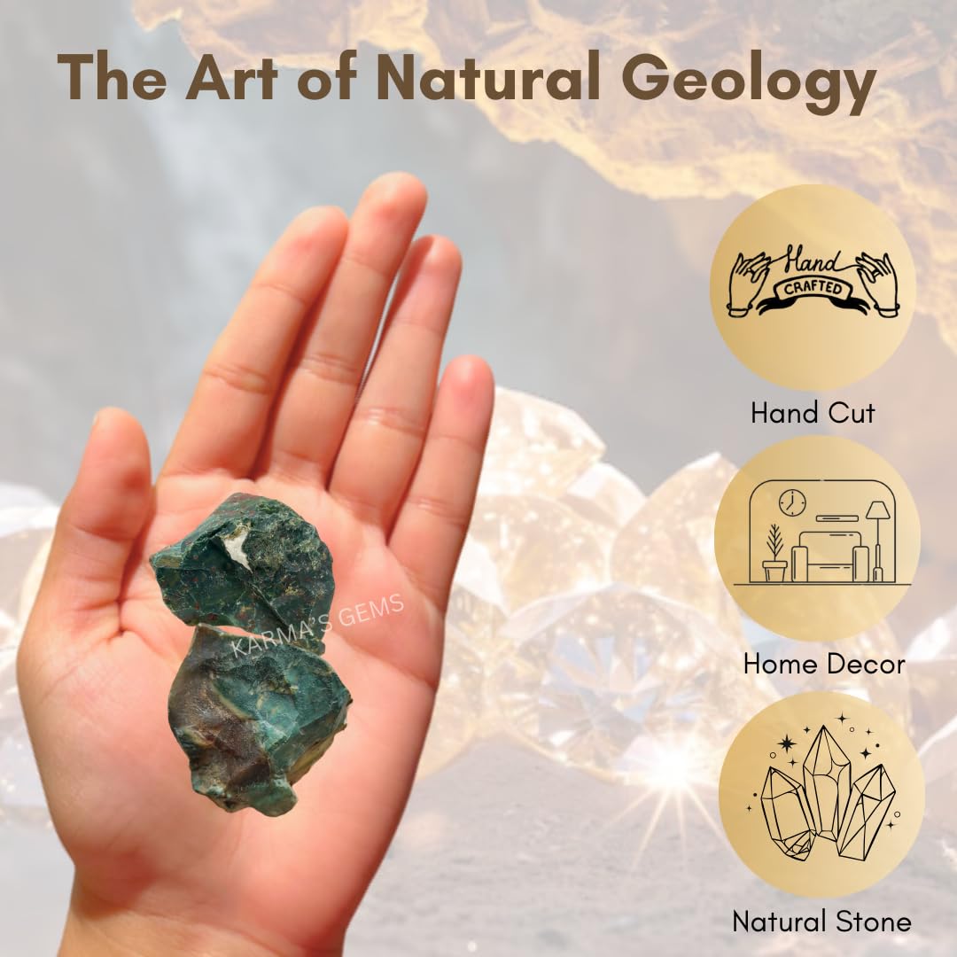 Karma Gems Fancy Bloodstone Jasper tumbled shapes suitable for jewelry making and craft projects.