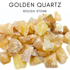 Karma Gems Golden Quartz raw stone perfect for cabbing and shaping.