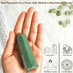 Karma Gems Green Jade healing energy supports balance and serenity at home