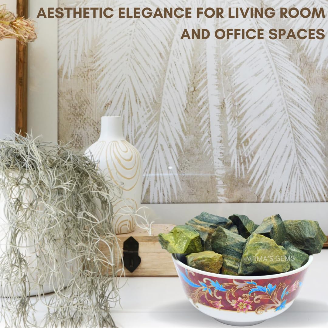 Karma Gems Kambaba Jasper decorative sample for shelves and altars with serene energy.