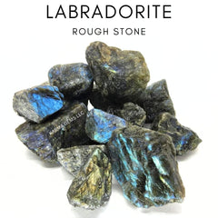 Karma Gems Labradorite iridescent flashes on stones for focused sessions.