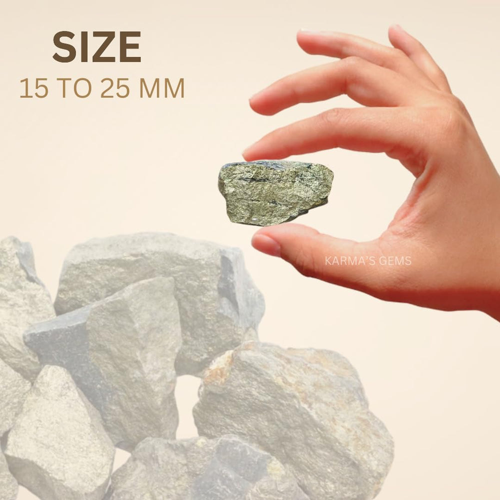 Karma Gems Pyrite: brillo dorado ideal para diseño de joyas