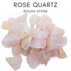 Karma Gems rose quartz rough crystal with rustic charm for meditation