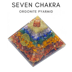 Karma Gems Seven Chakra Pyramid green aventurine layer supports positive energy during focus