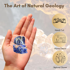 Karma Gems sodalite decorative stones for home decor with balanced energy