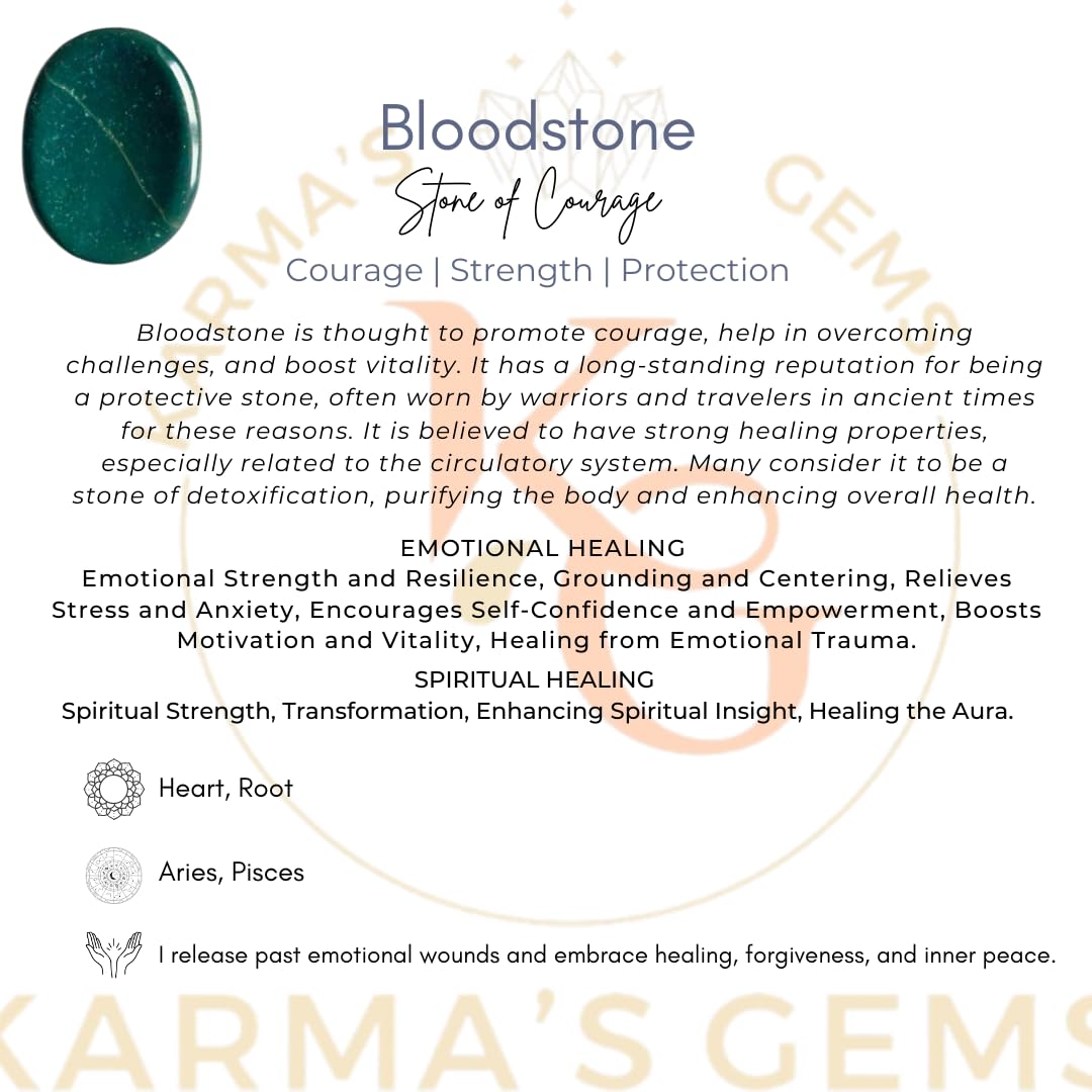 Karma Gems white sage cleansing note accompanies stone for mindful gifting.