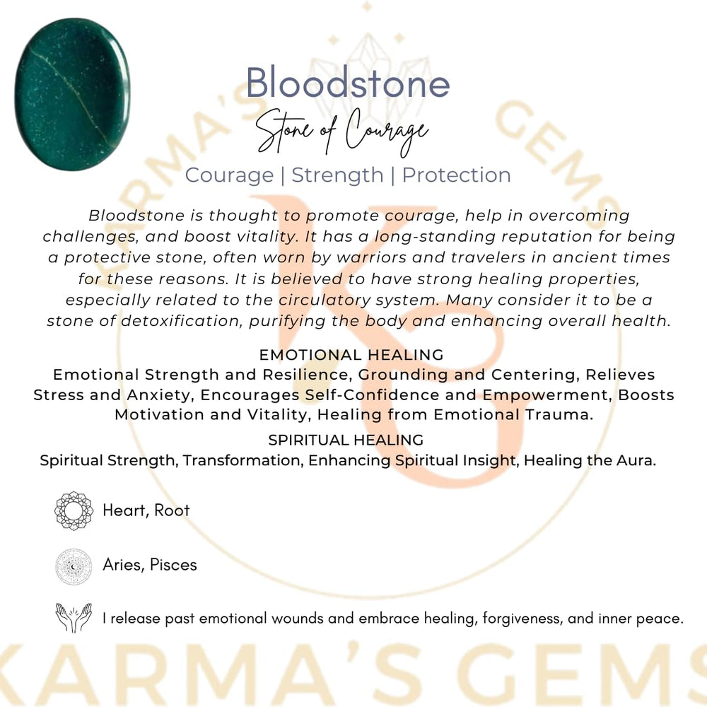 Karma Gems white sage cleansing note accompanies stone for mindful gifting.