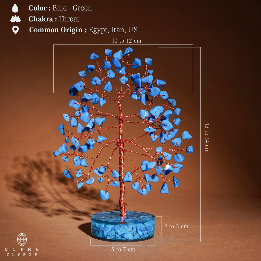 KARMAPLEDGE crystal tree bonsai design adds harmony to home or office environments.