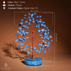 KARMAPLEDGE crystal tree bonsai design adds harmony to home or office environments.