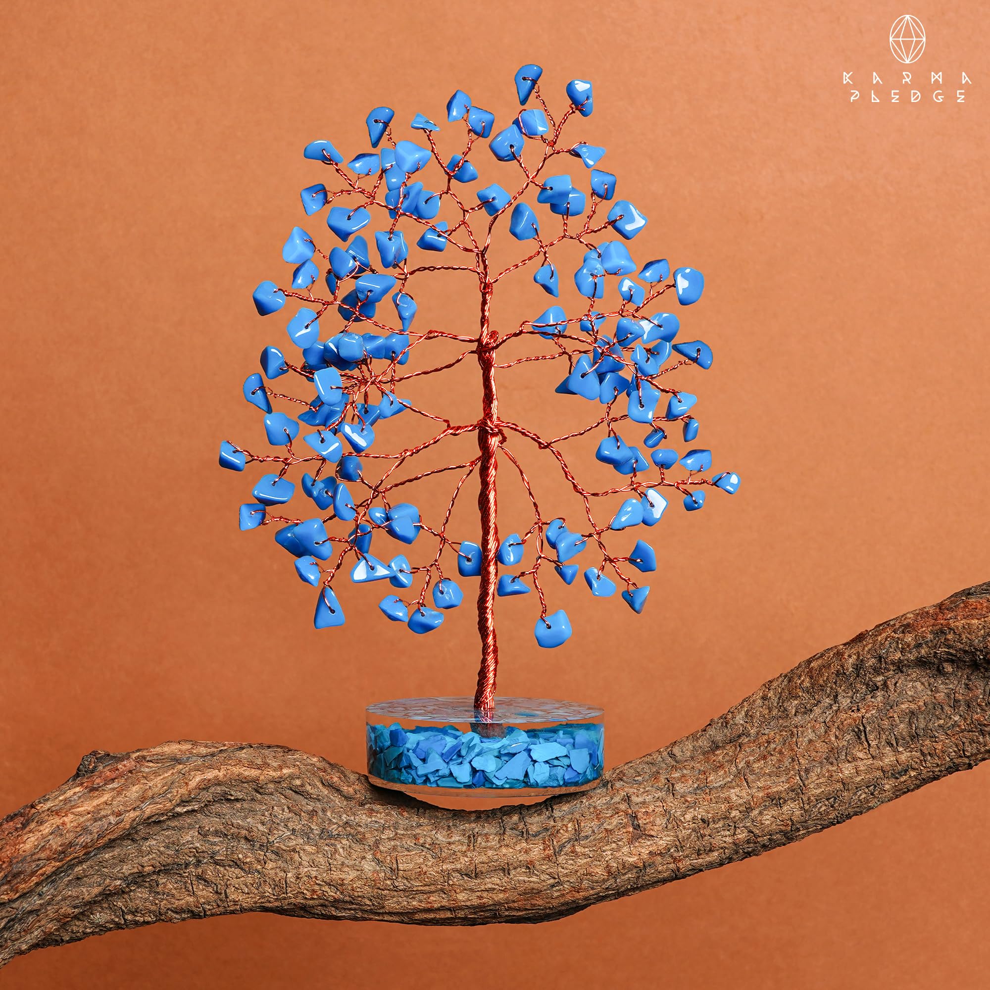 KARMAPLEDGE crystal tree artisan branches invite creative arrangement and personal touch.