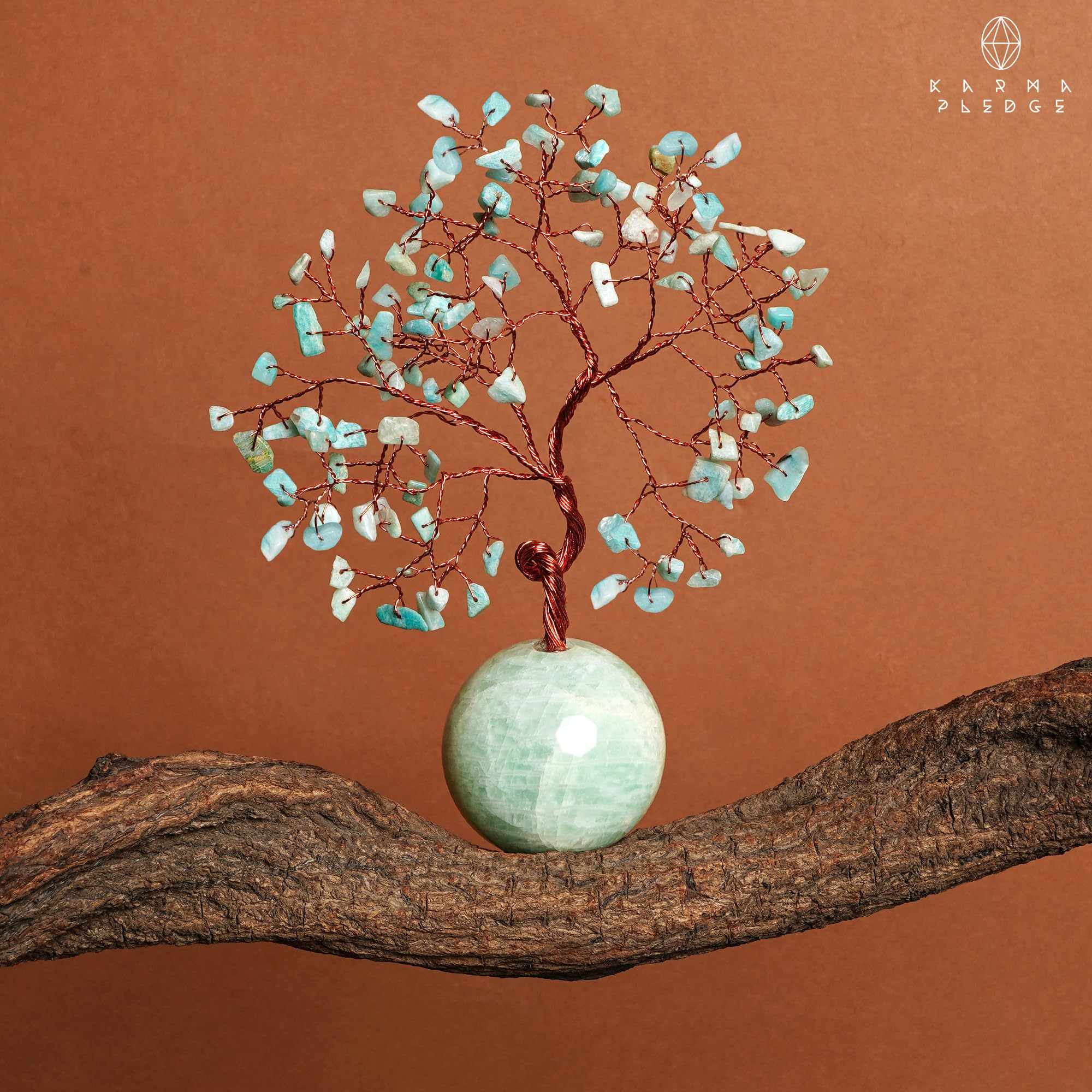 KARMAPLEDGE crystal tree includes care note and simple assembly guidance