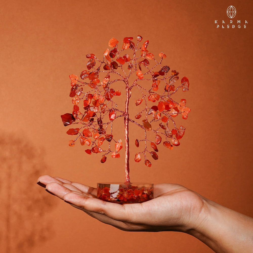 KARMAPLEDGE crystal tree makes a festive Christmas gift with meaningful symbolism.