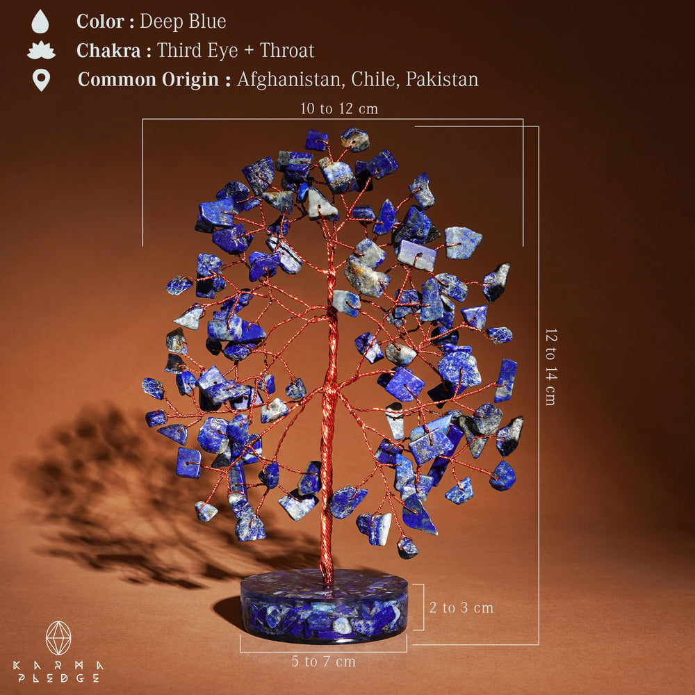 KARMAPLEDGE crystal tree office decor creates a peaceful desk environment