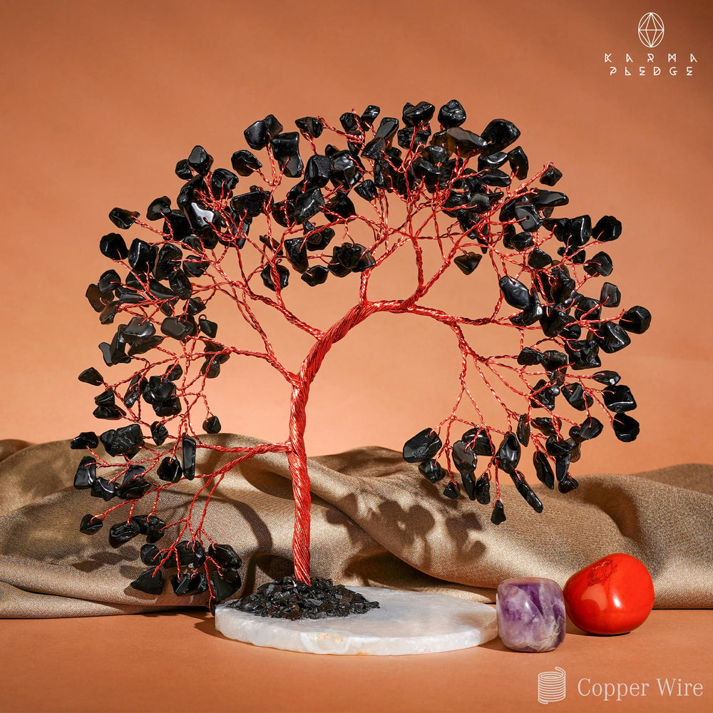 KARMAPLEDGE Handmade crystal tree makes a thoughtful gift for balance.