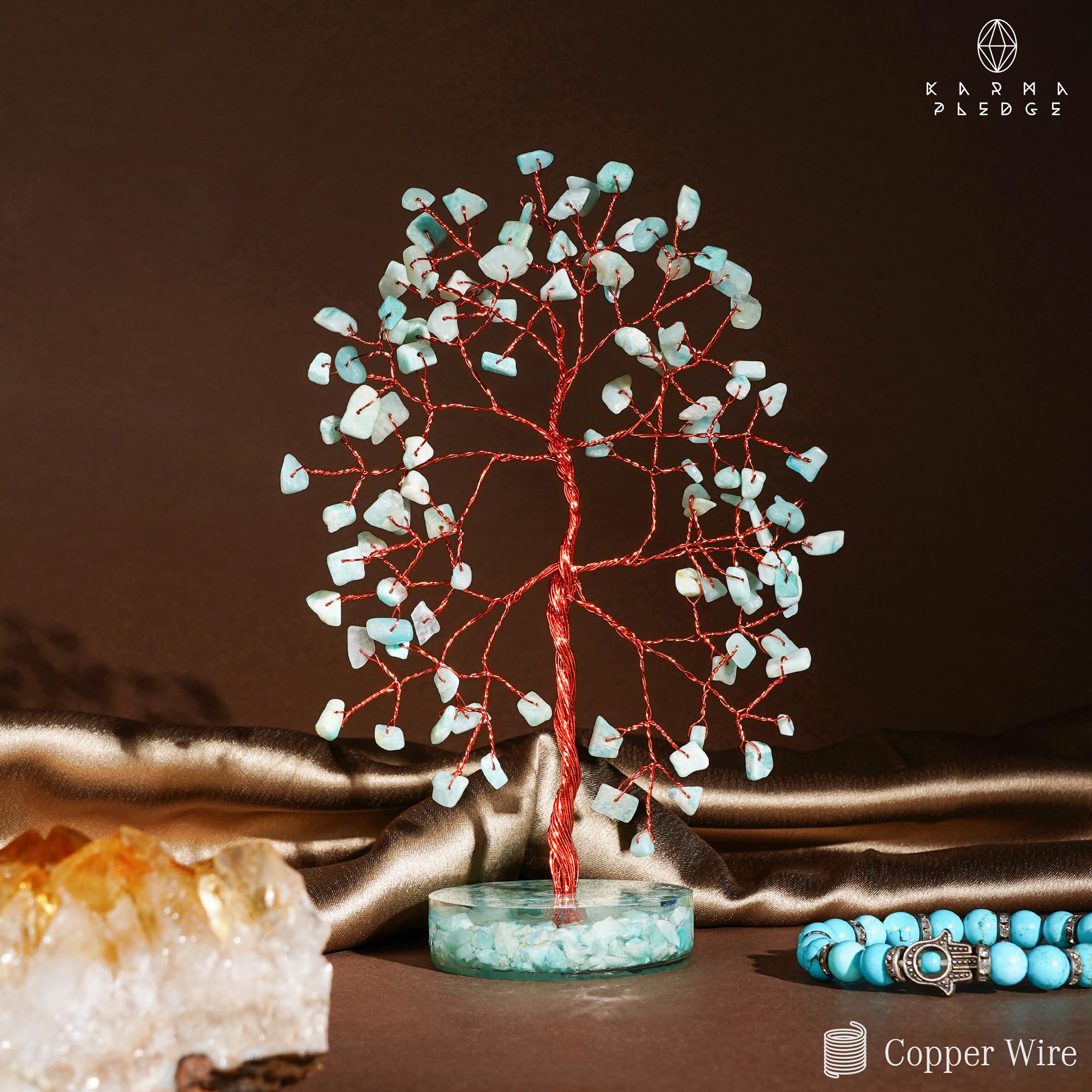 KARMAPLEDGE wire tree bonsai style showcasing artisanal craftsmanship