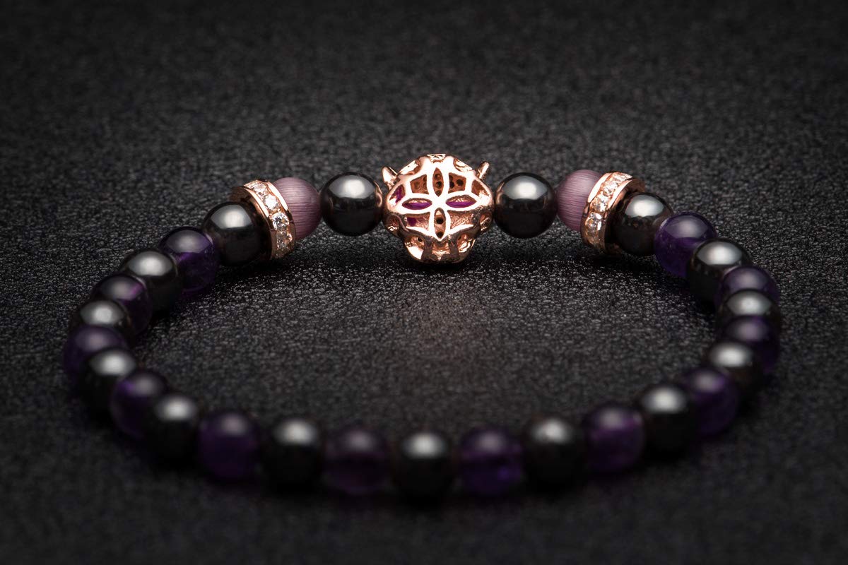 Karseer Elastic bracelet with easy on-off for daily wear.