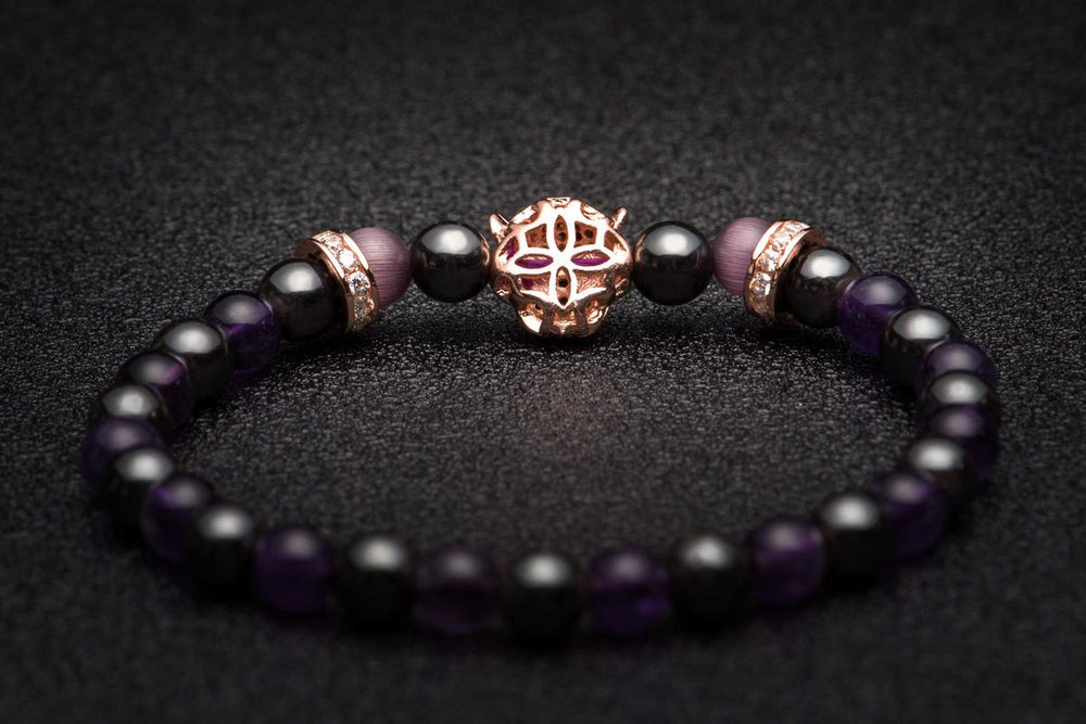 Karseer Elastic bracelet with easy on-off for daily wear.