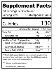 Kate Naturals MCT Oil in coffee — keto-friendly smooth addition.