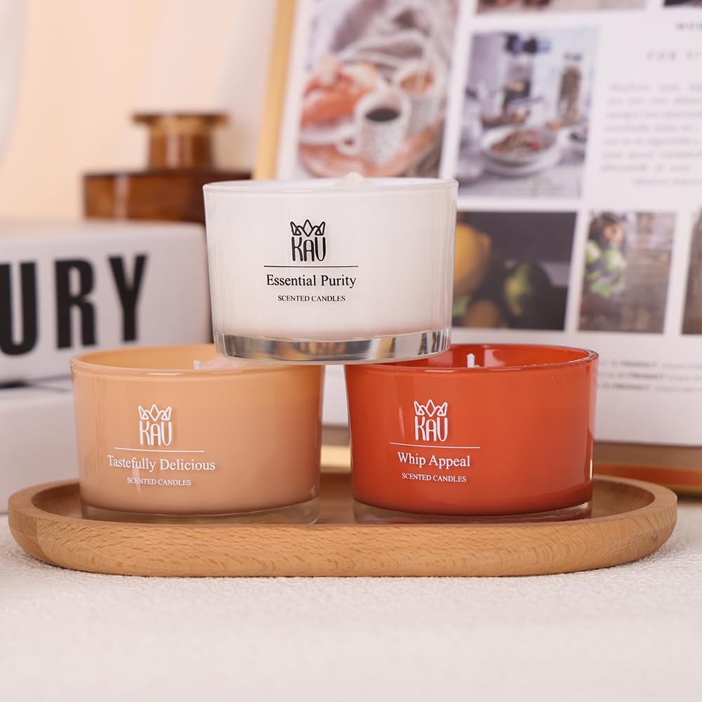 KAV Dancing Rain natural ingredients candle is paraffin free and safe.