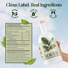 Kava Haven Lemon Ginger pour invites a calming moment